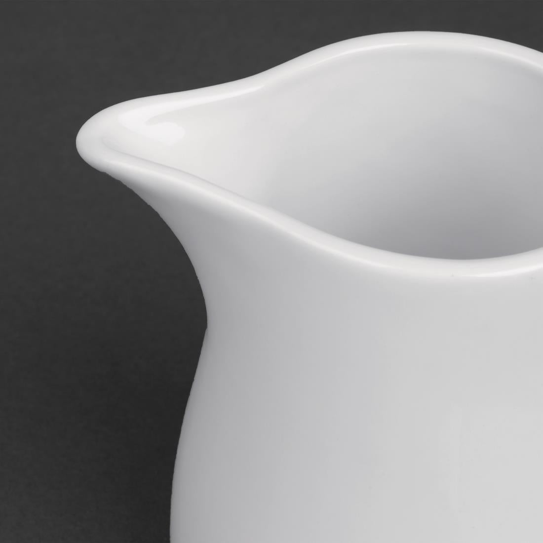 Olympia Whiteware Cream & Milk Jugs 305ml (6 Pack) - U821