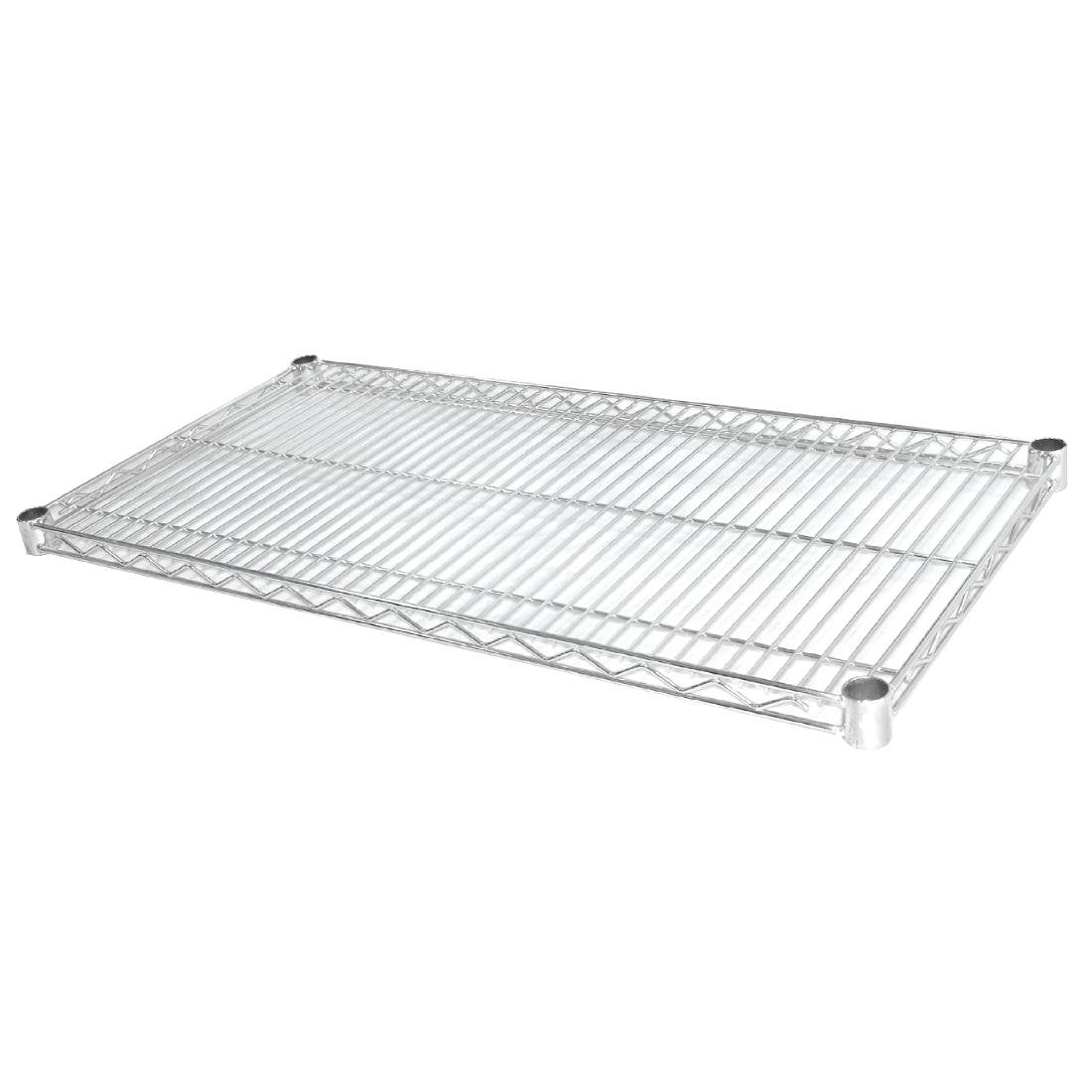 2 x Vogue Chrome Wire Shelves 1525x457mm - U891