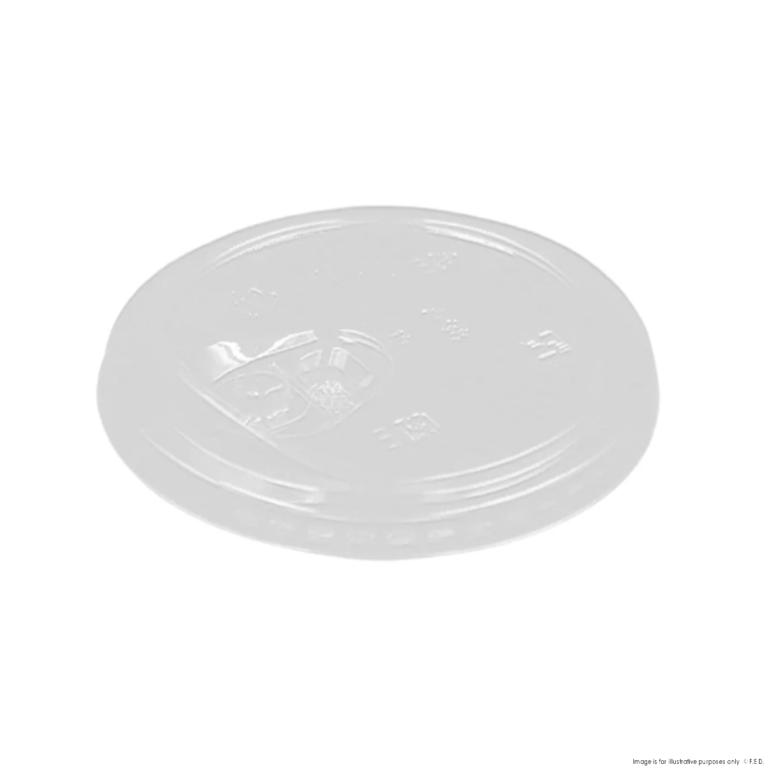 PakMax 90mm Cold Cup Sip Through Lid - CCSTL-90C-PET-LID