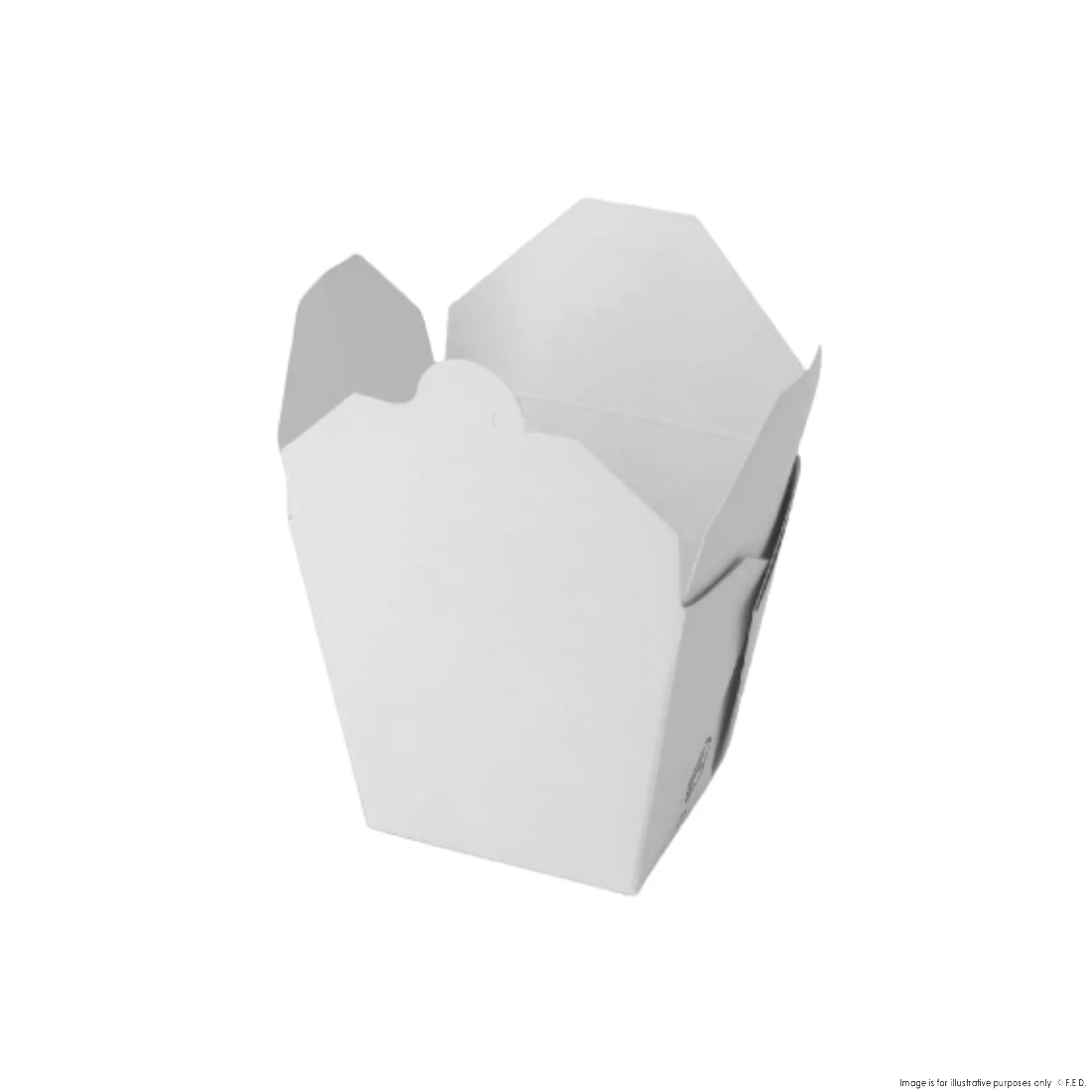 PakMax White 16oz Food Pails - FP-16W