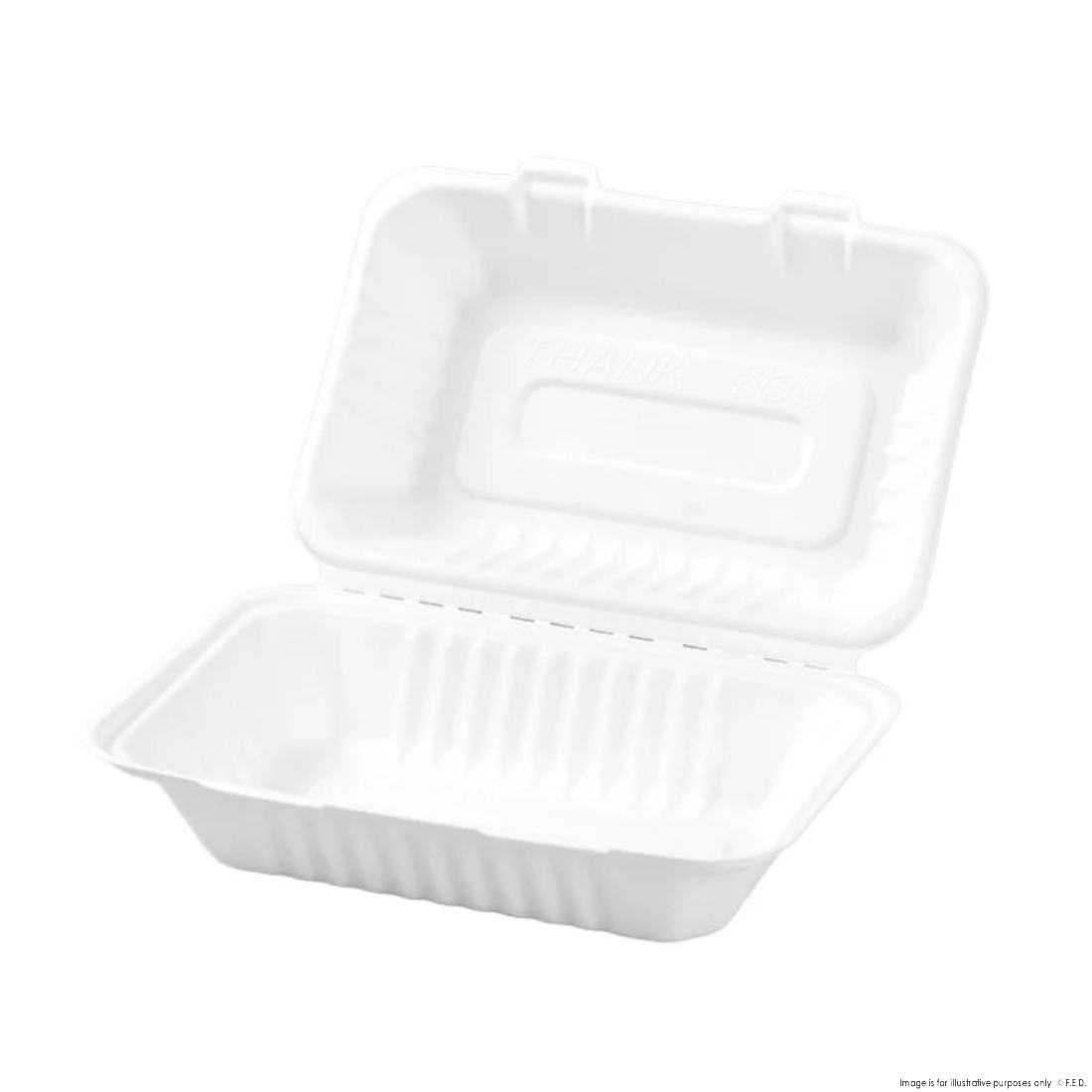 PakMax 9*6" Sugarcane Clamshell - CS-96