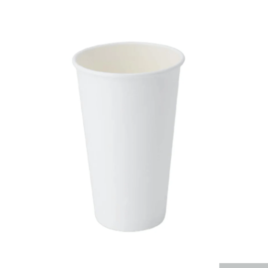 PakMax White 16oz Single Layer Hot Paper Cup - SLHPC-90-16W