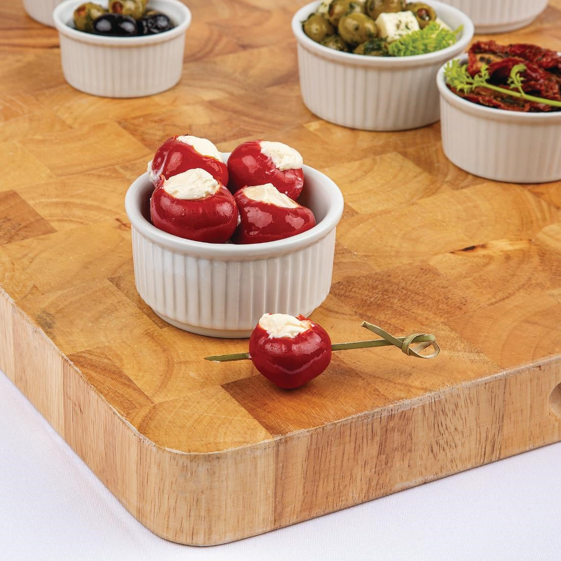 Olympia Whiteware Stacking Ramekins 85mm (12 Pack) - W421