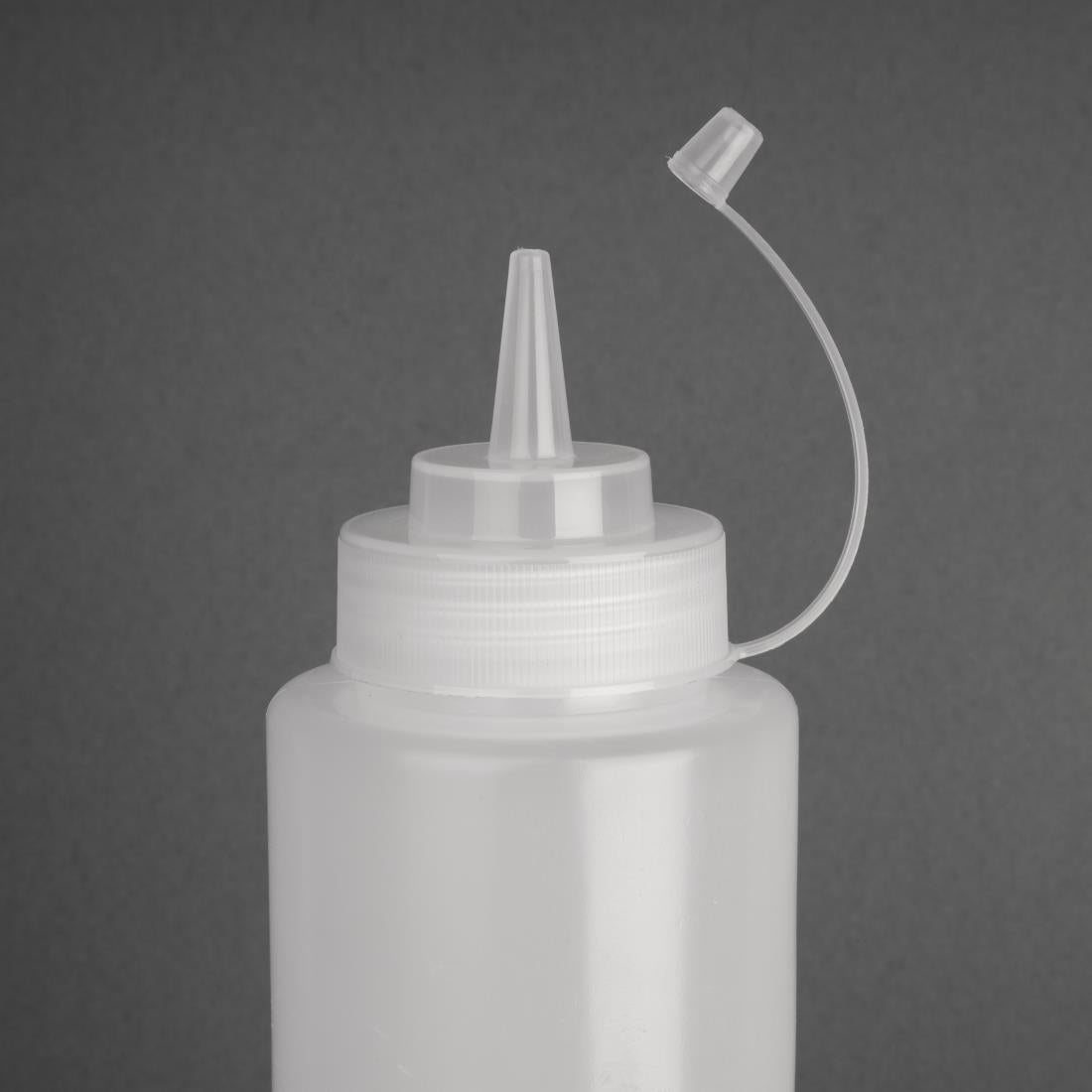 Vogue Clear Squeeze Sauce Bottle 994ml - W832