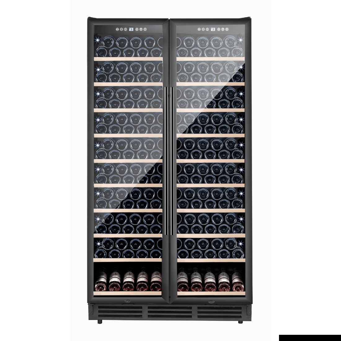 Thermaster Dual Zone Two Door Premium Wine Cooler WB-218B