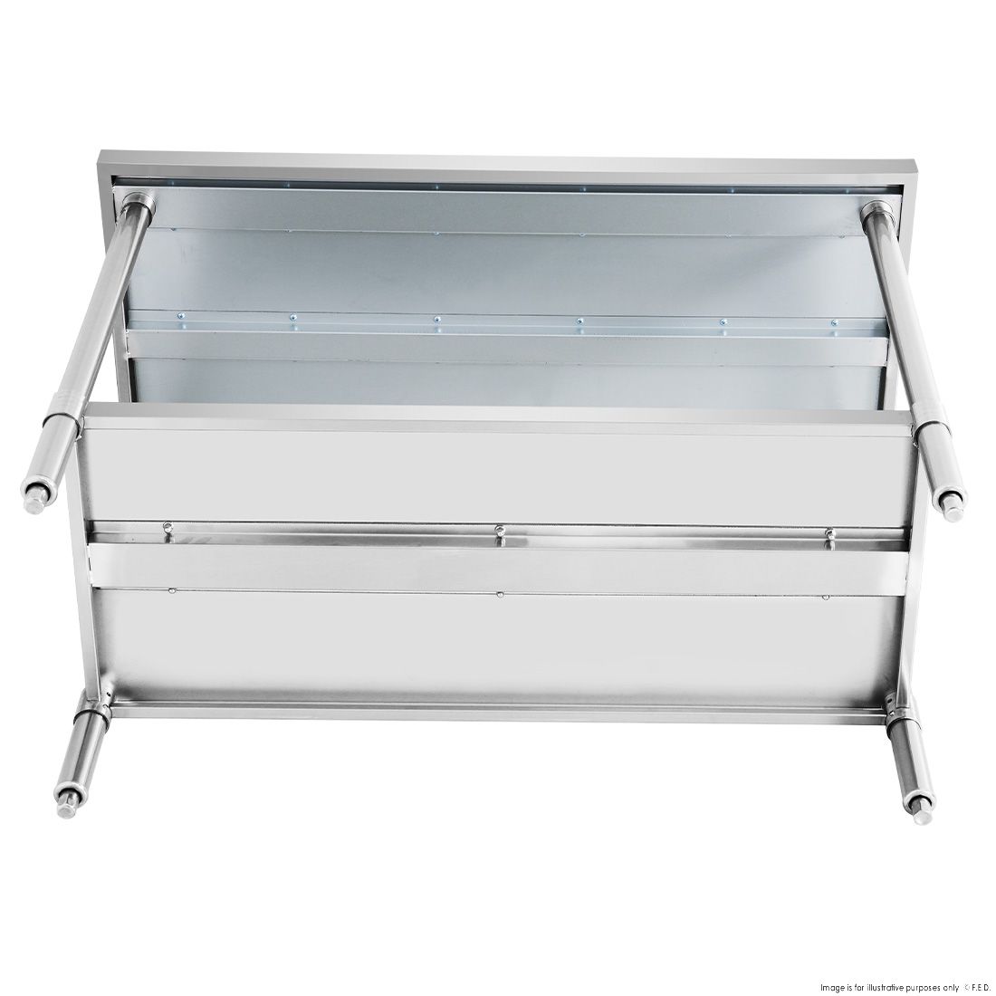 Modular Systems Stainless Steel Workbench WB6-1200/A