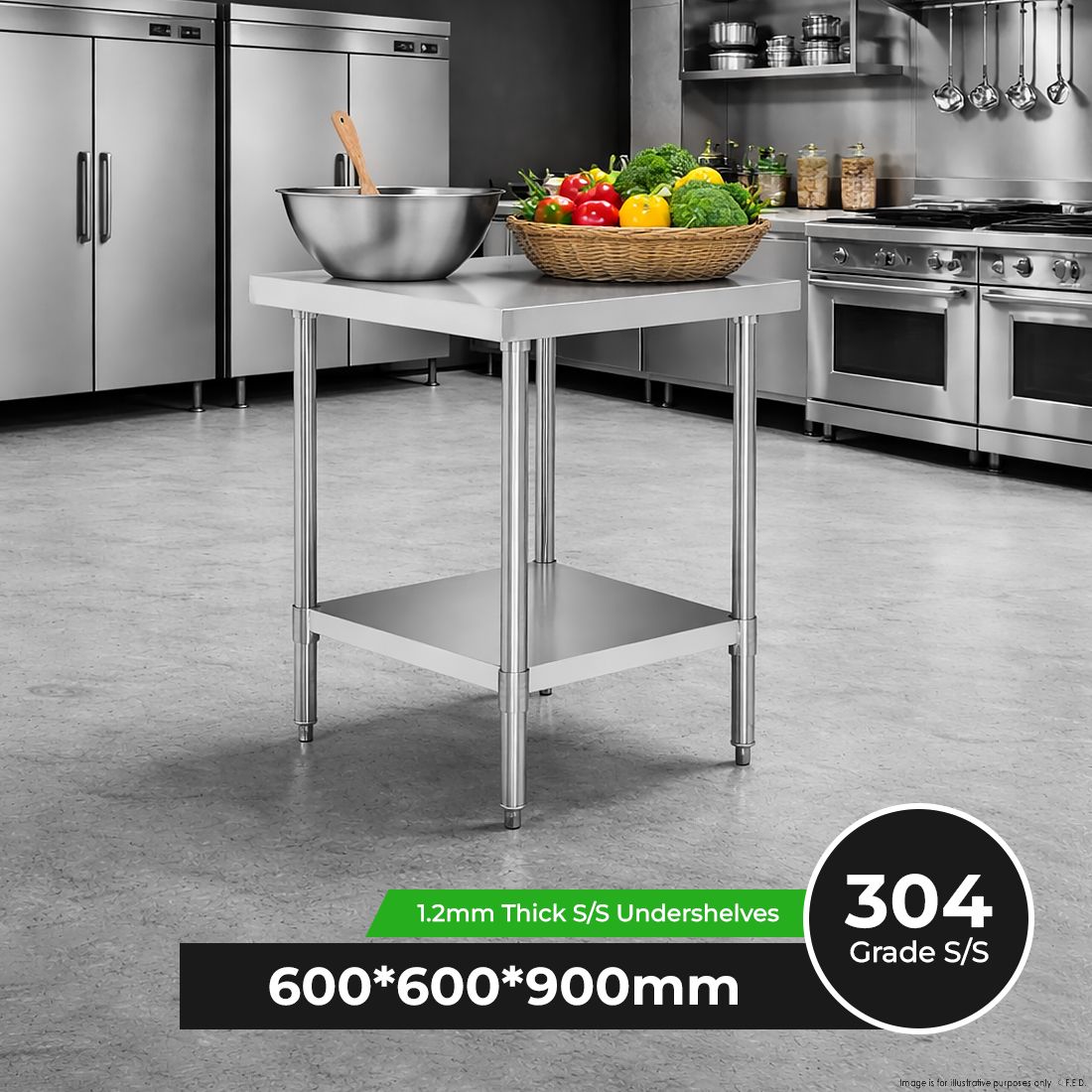 Modular Systems Stainless Steel Workbench WB6-0600/A