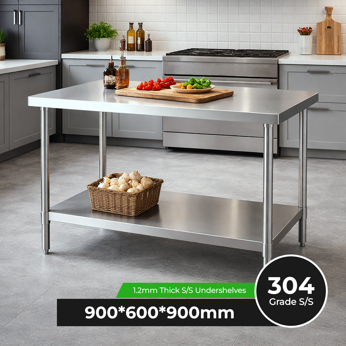 Modular Systems Stainless Steel Workbench WB6-0900/A