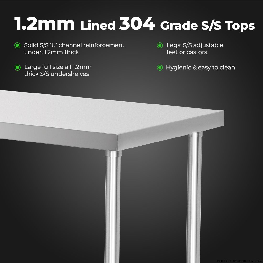 Modular Systems Stainless Steel Workbench WB7-2100/A