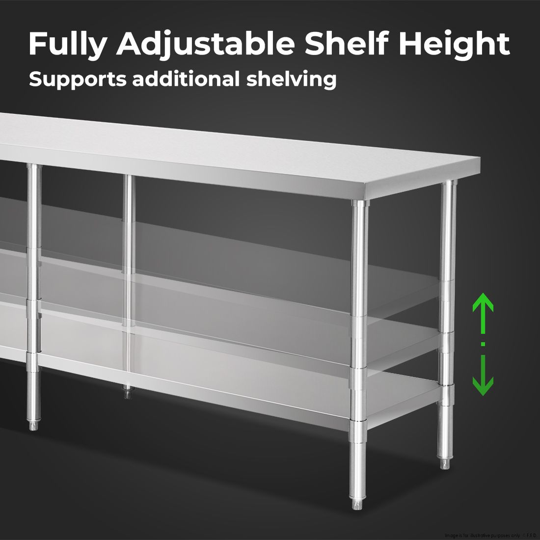 Modular Systems Stainless Steel Workbench WB7-2400/A