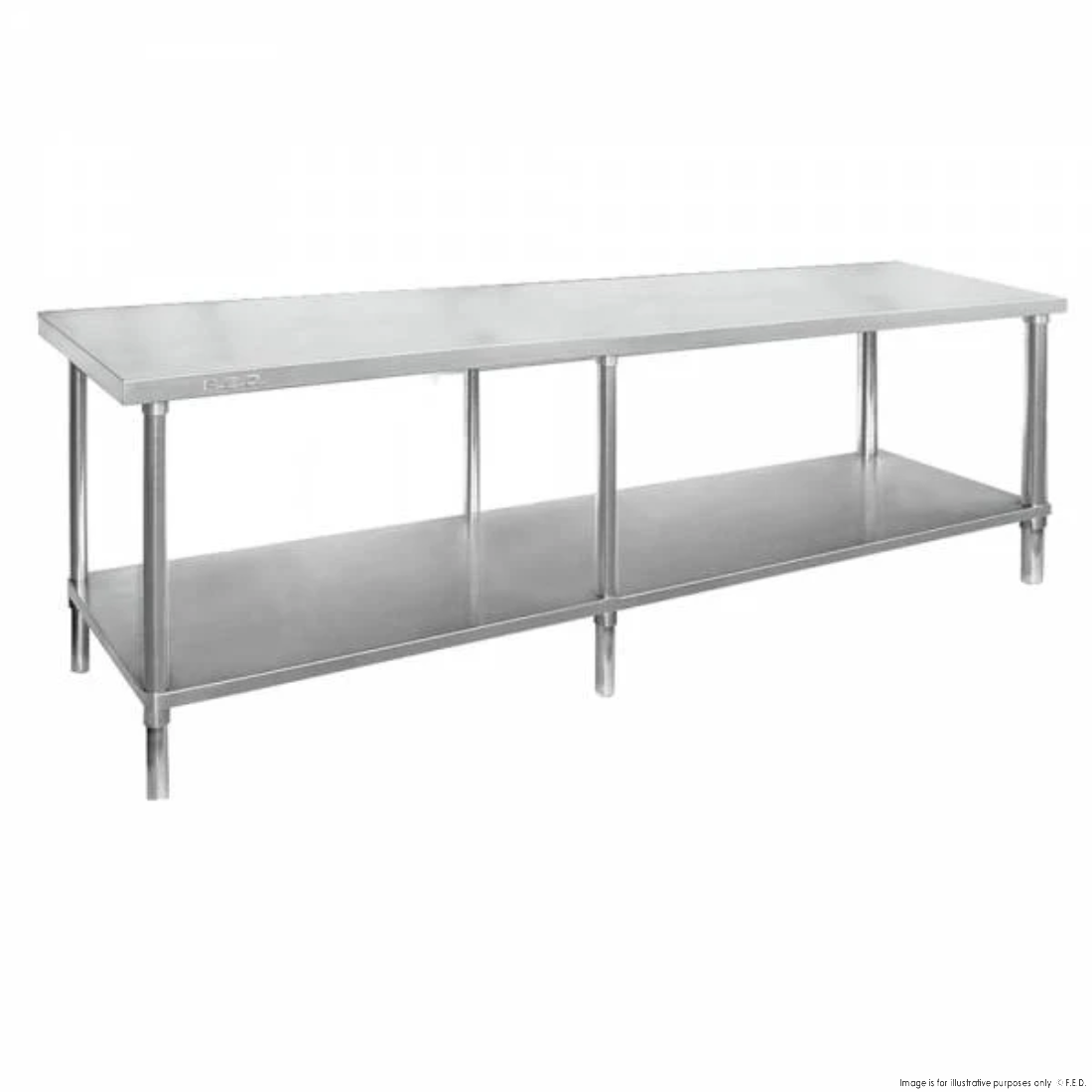 Modular Systems Stainless Steel Workbench WB6-2400/A
