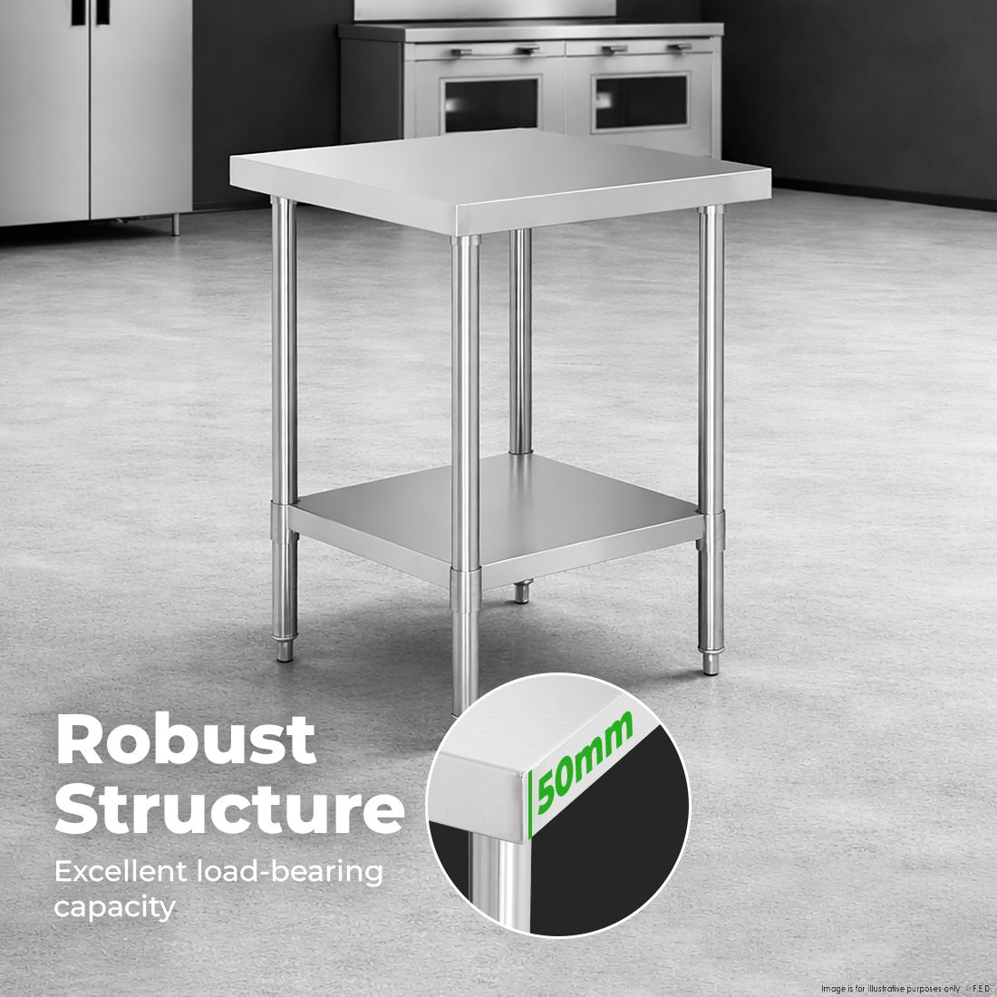Modular Systems Stainless Steel Workbench WB6-0600/A