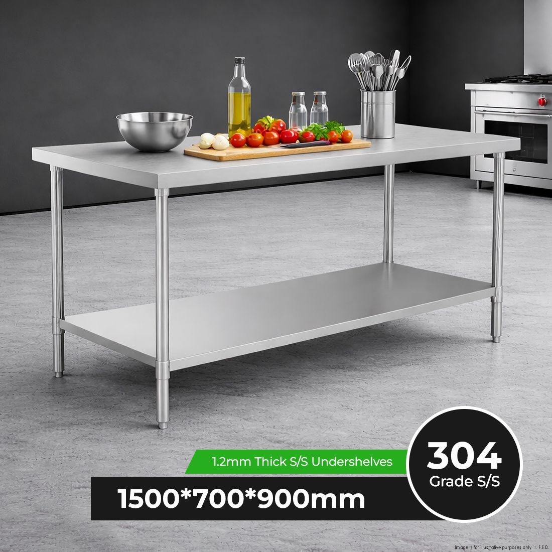 Modular Systems Stainless Steel Workbench WB7-1500/A