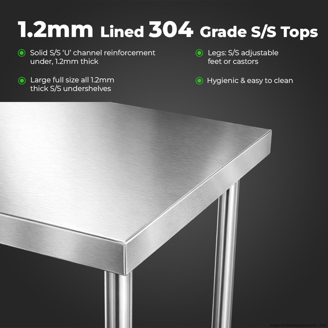 Modular Systems Stainless Steel Workbench WB7-1500/A