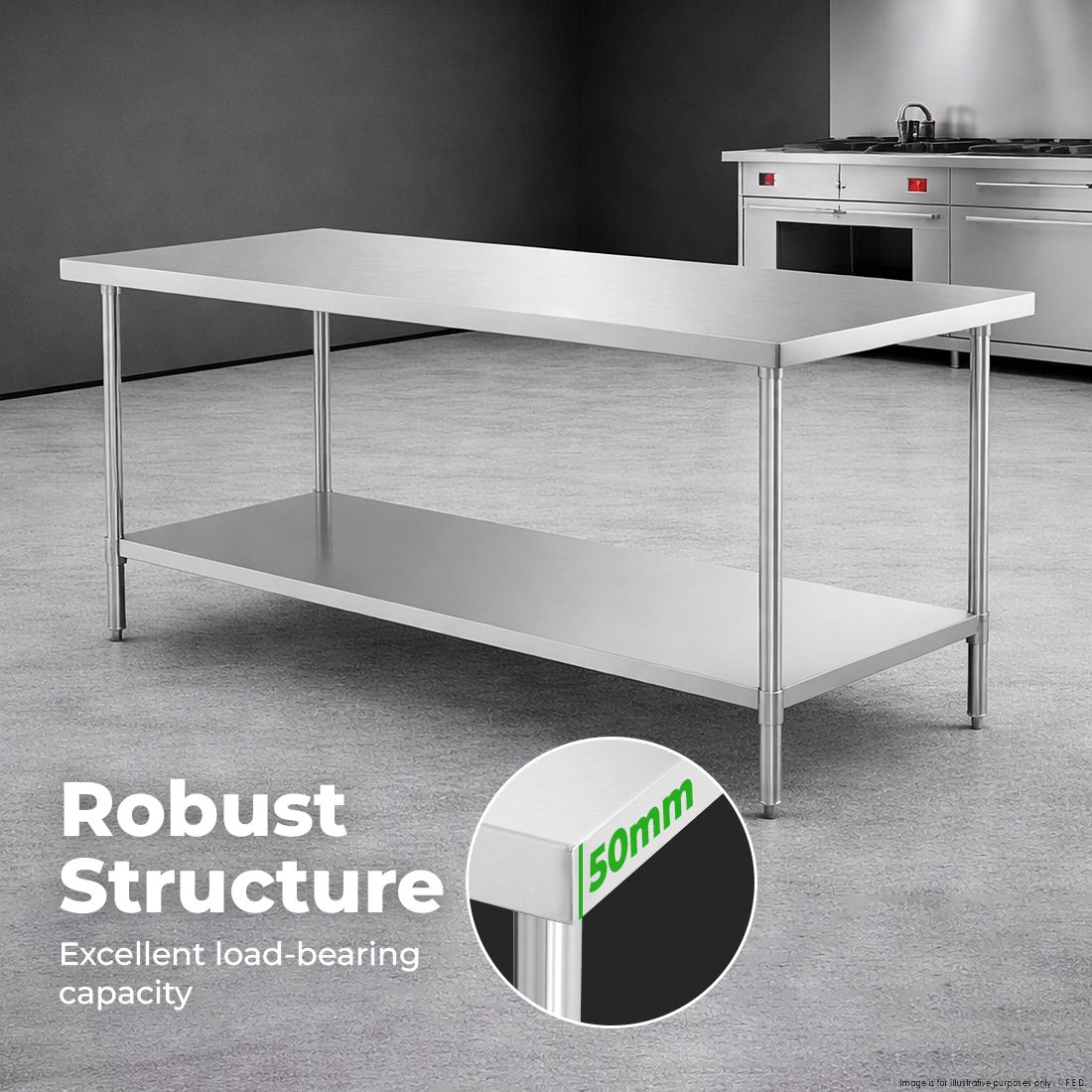 Modular Systems Stainless Steel Workbench WB7-1500/A
