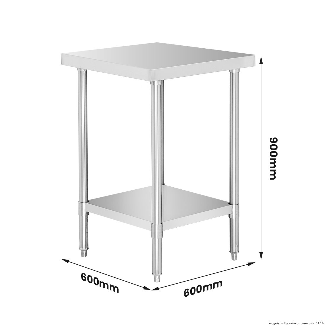 Modular Systems Stainless Steel Workbench WB6-0600/A