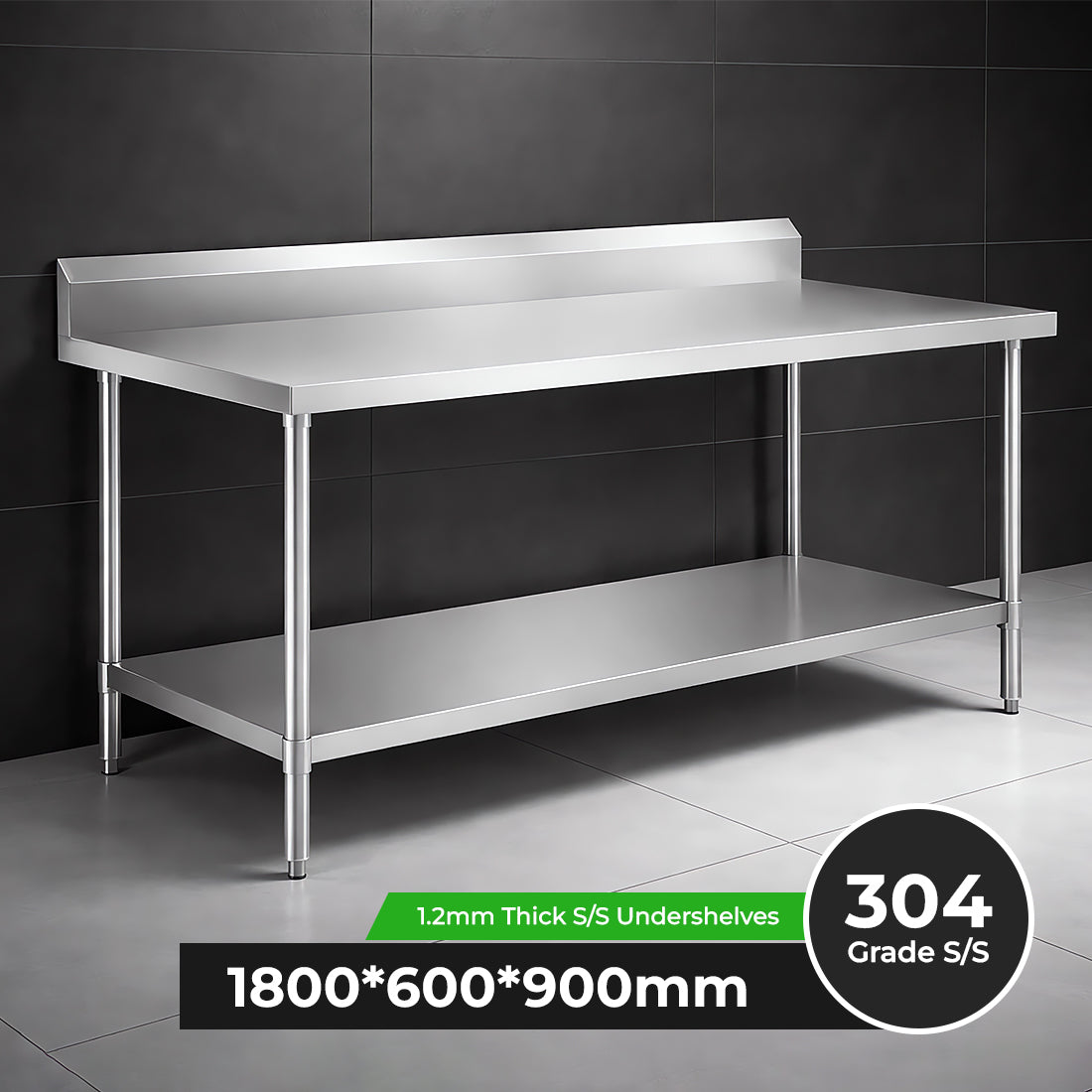 Modular Systems Workbench With Splashback WBB6-1800/A