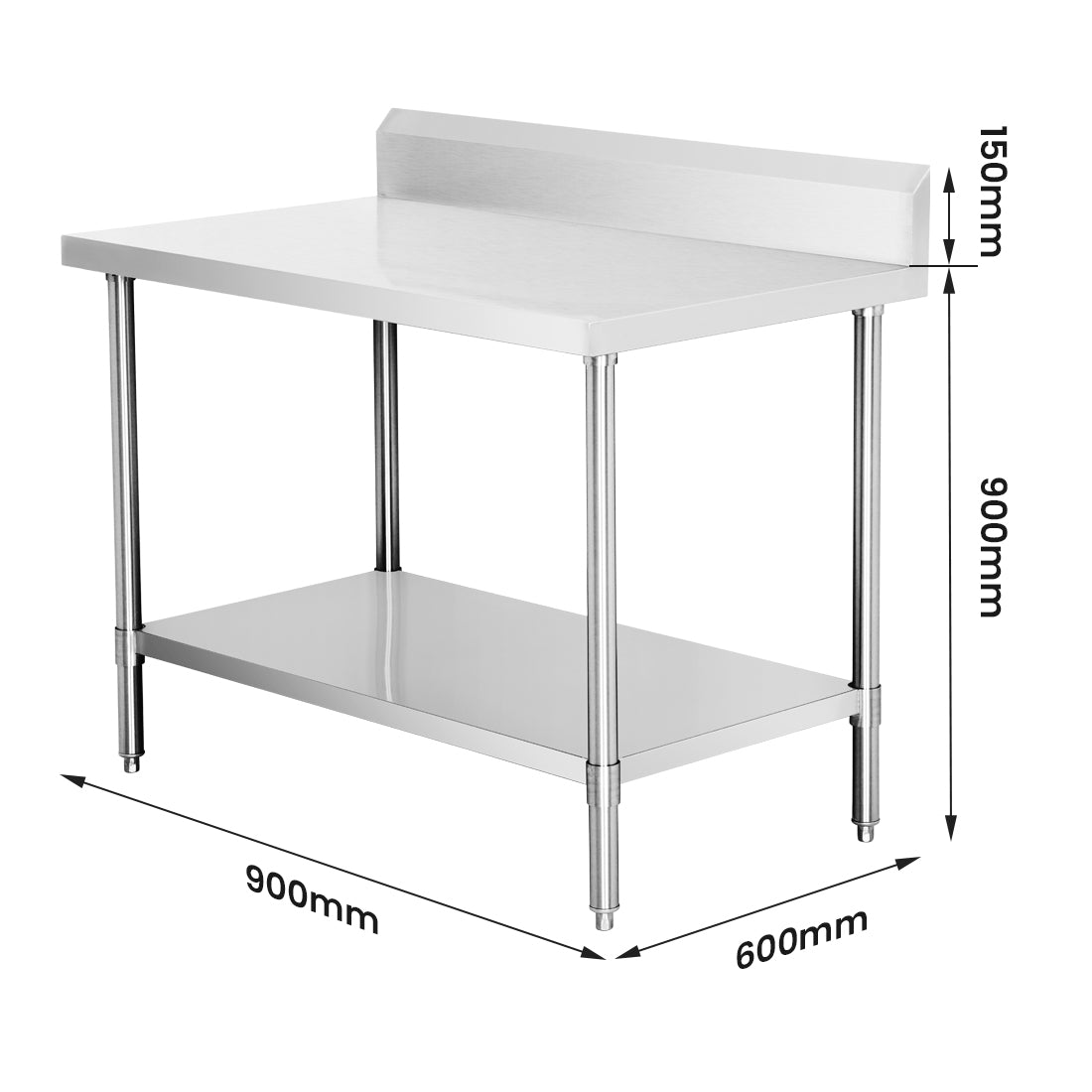 Modular Systems Workbench With Splashback WBB6-0900/A