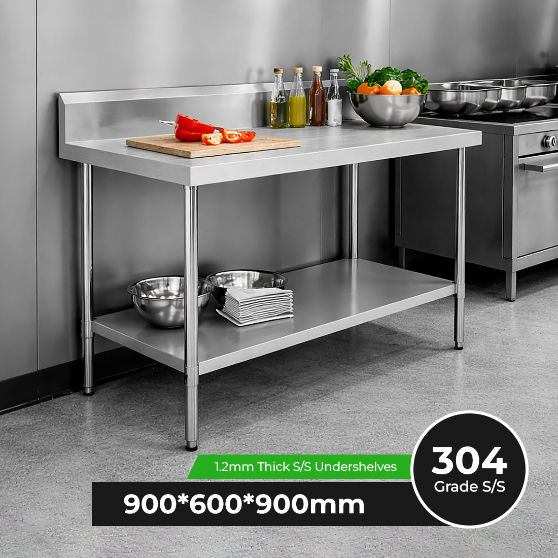 Modular Systems Workbench With Splashback WBB6-0900/A