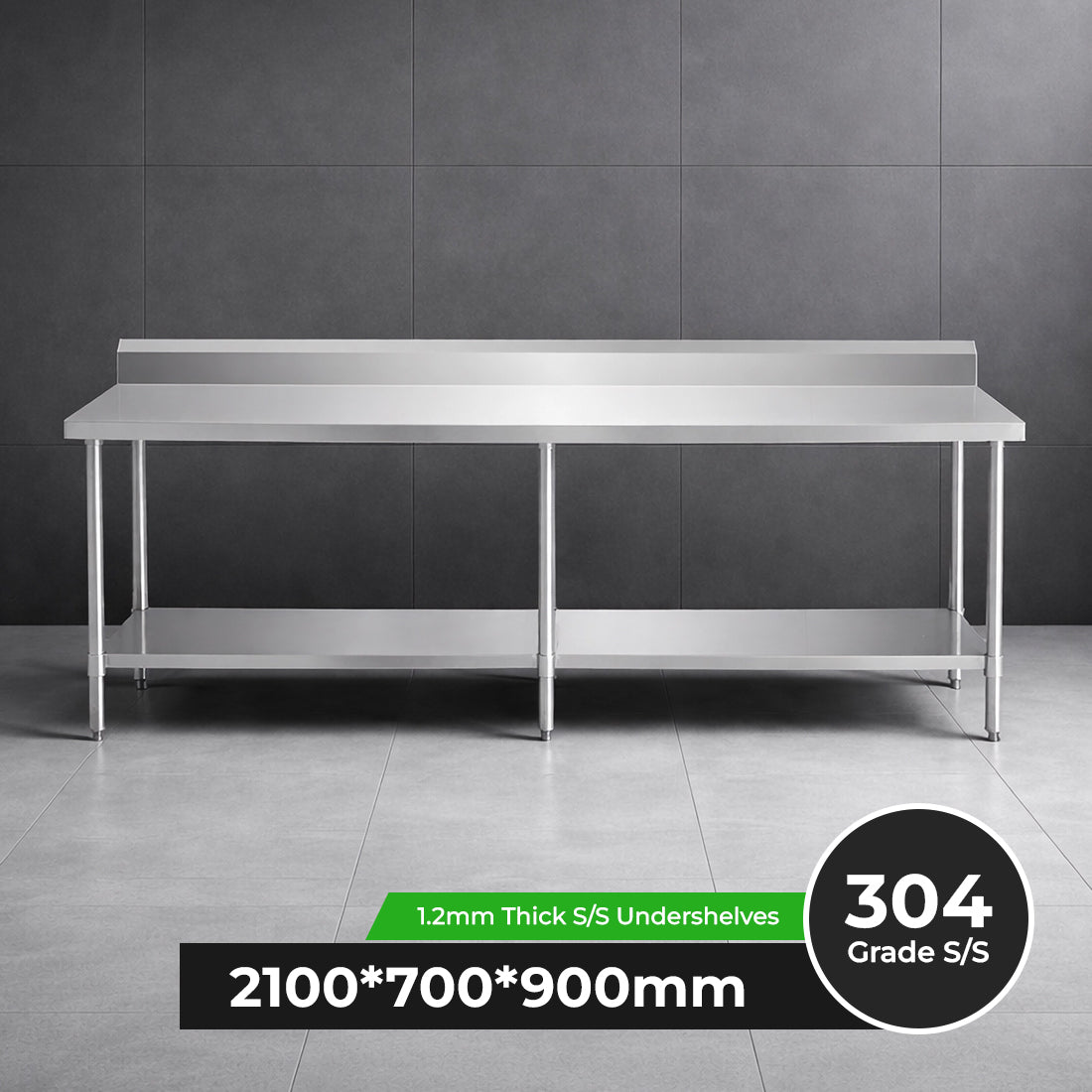 Modular Systems Workbench With Splashback WBB7-2100/A