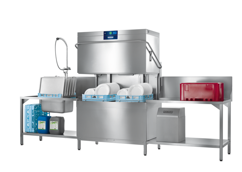 Hobart PROFI Twin W/ Vapostop & Auto Hood Lift - AMXT-VHL