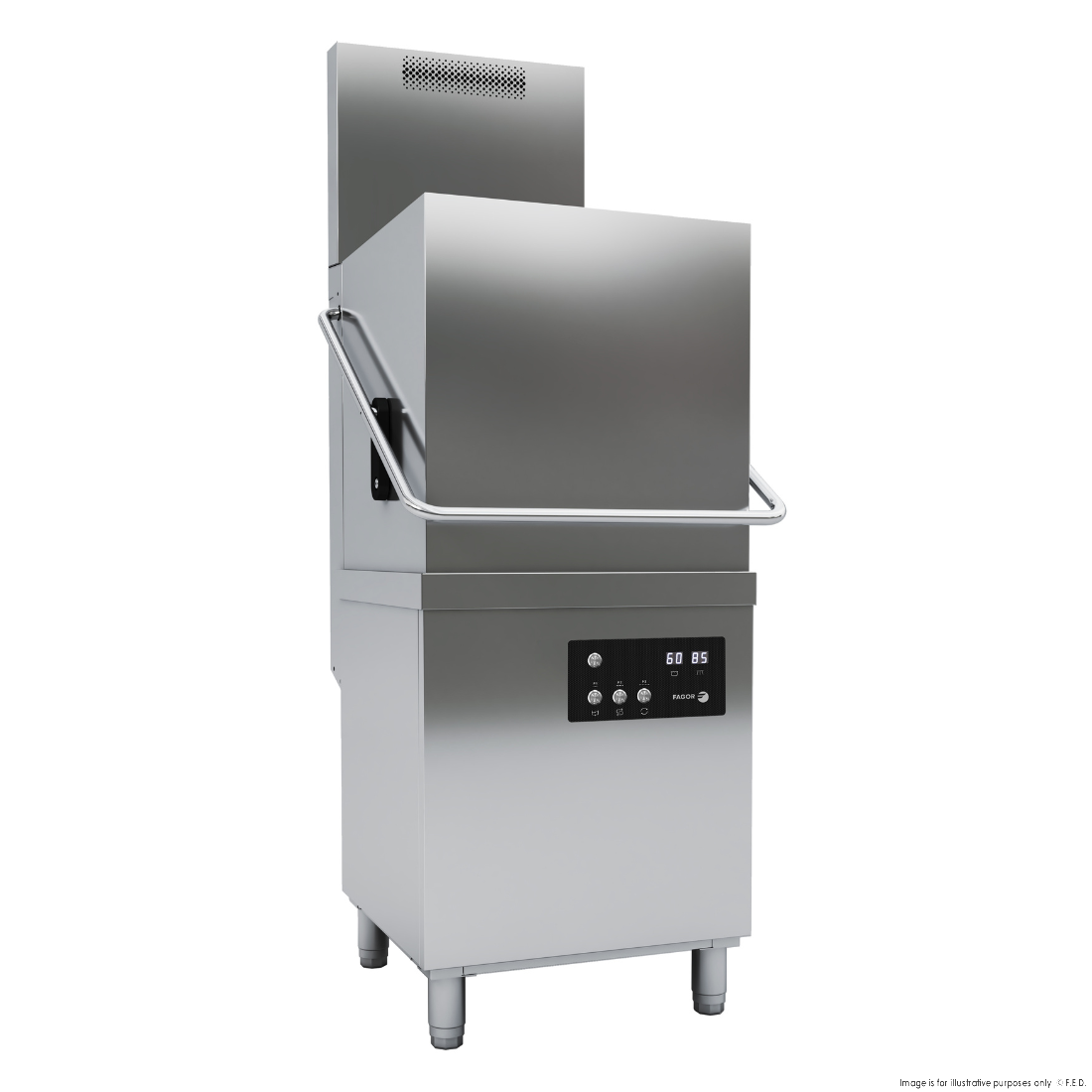 iNova Heated Recovery Pass-Through Dishwasher - WHC-502TRCBD