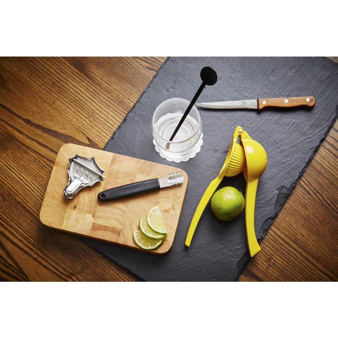 Vogue Small Rectangular Wooden Chopping Board 25x230x150mm - C461