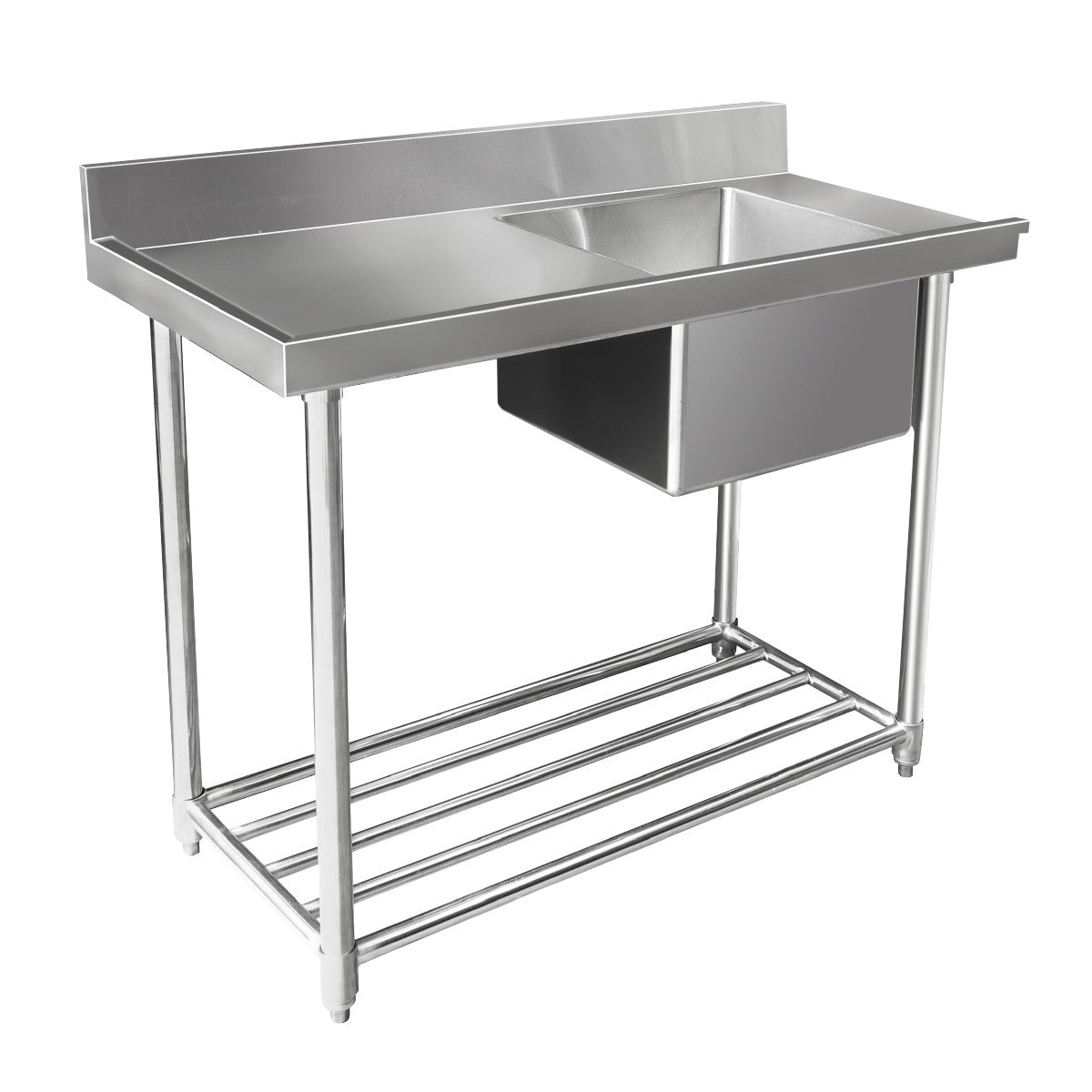 MixRite Stainless Steel Dishwasher Single Inlet Sink