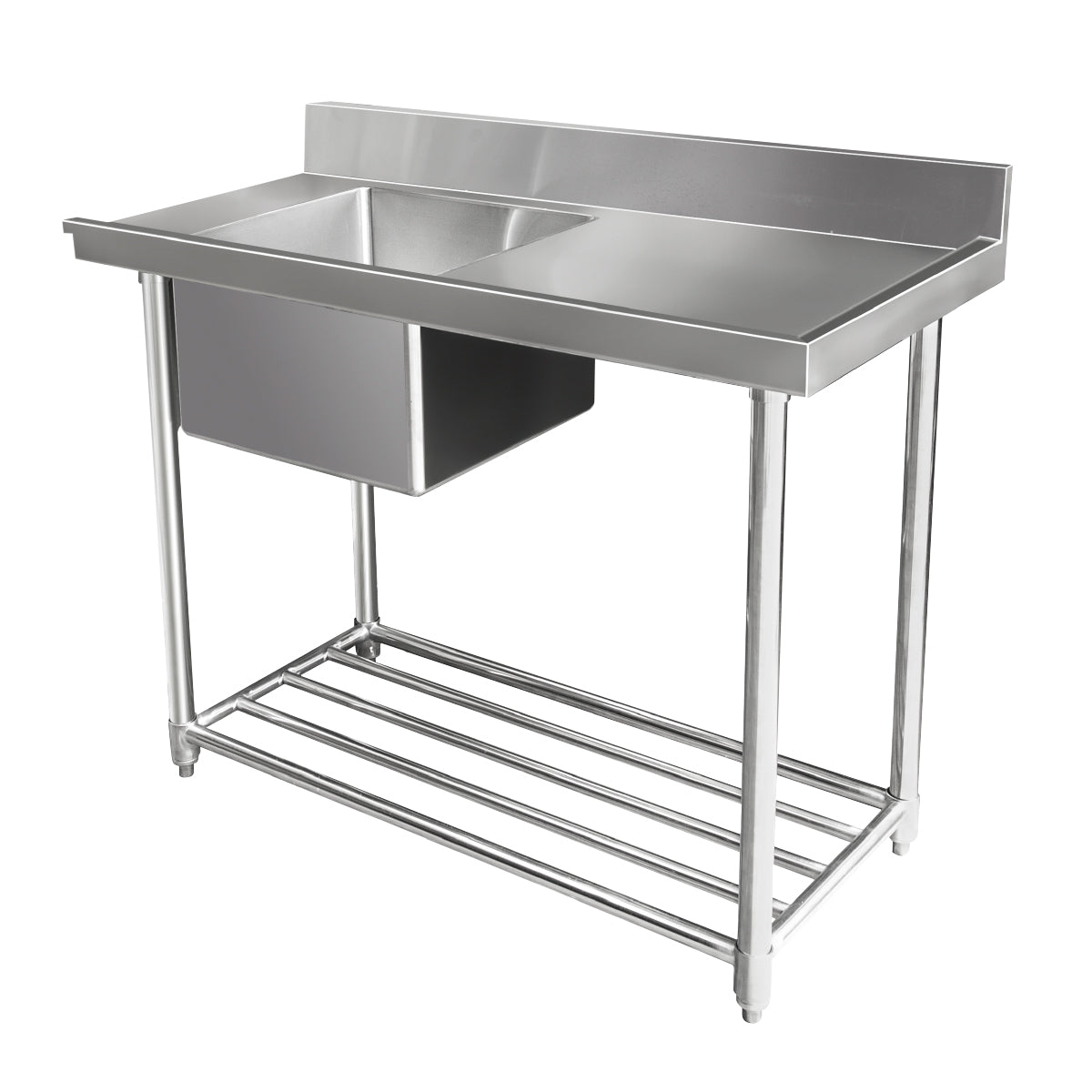 Mixrite Stainless Steel Dishwasher Right-Handed Single Inlet Sink W1200 X D700 WSS17165R