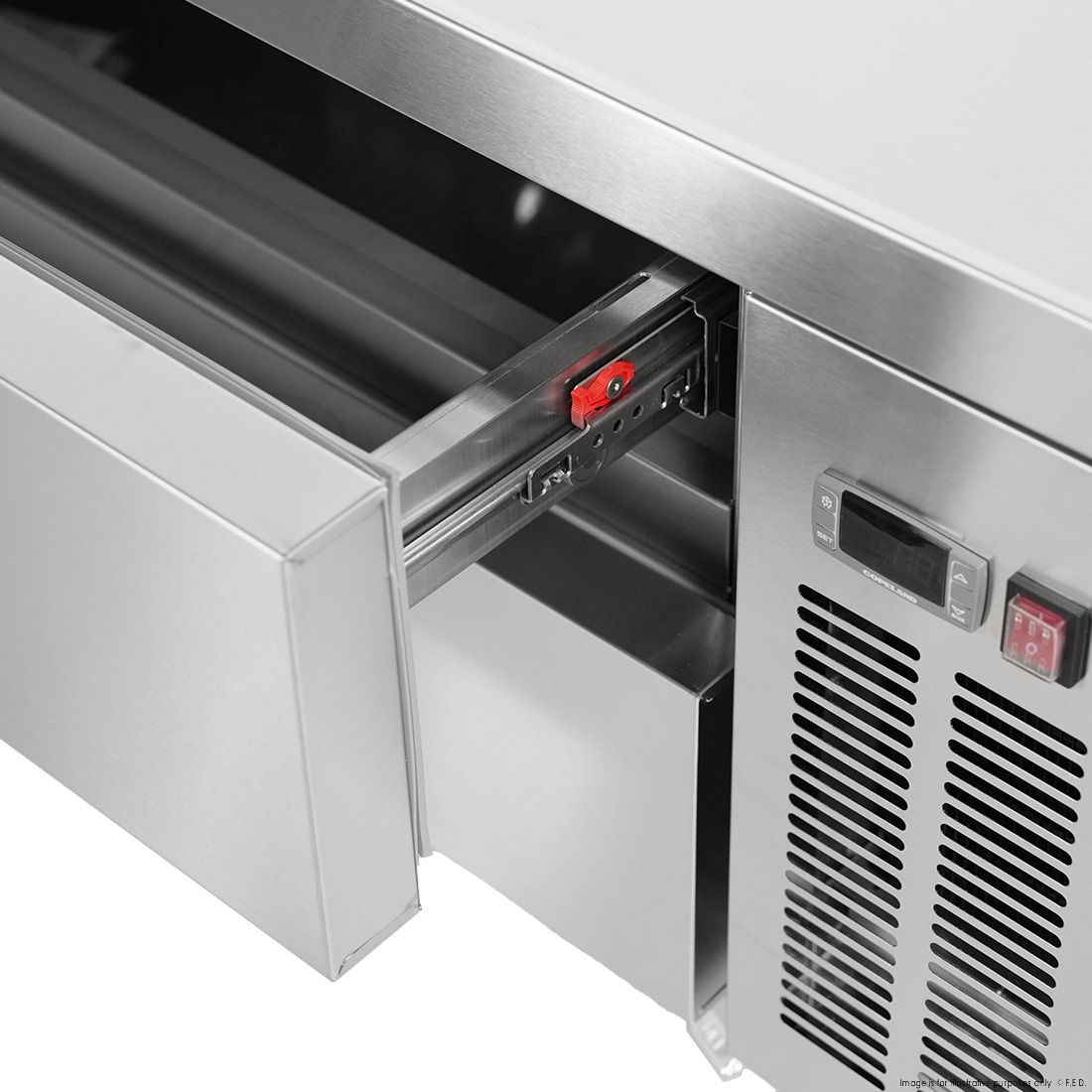 FED-X Chef Base Refrigeratied Drawer Bench 360L XCB-60