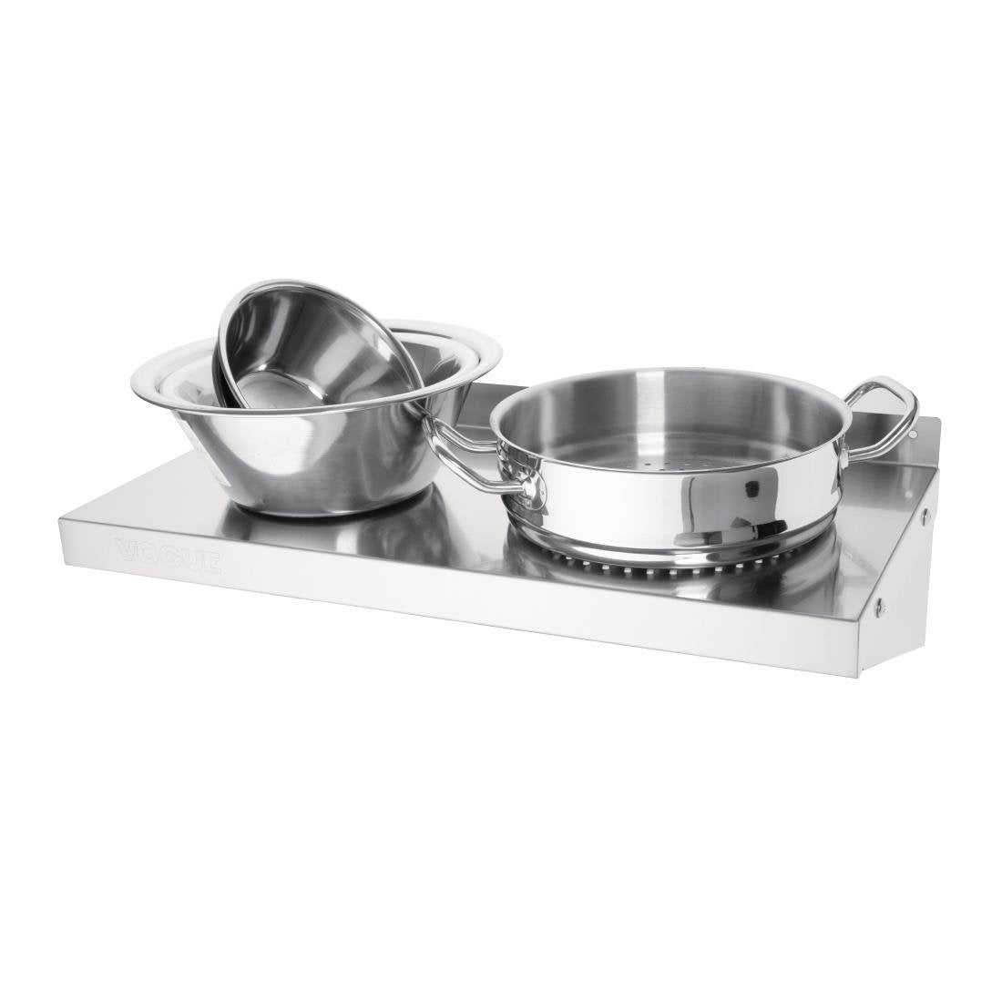 Vogue Stainless Steel Kitchen Shelf 600mm - Y749