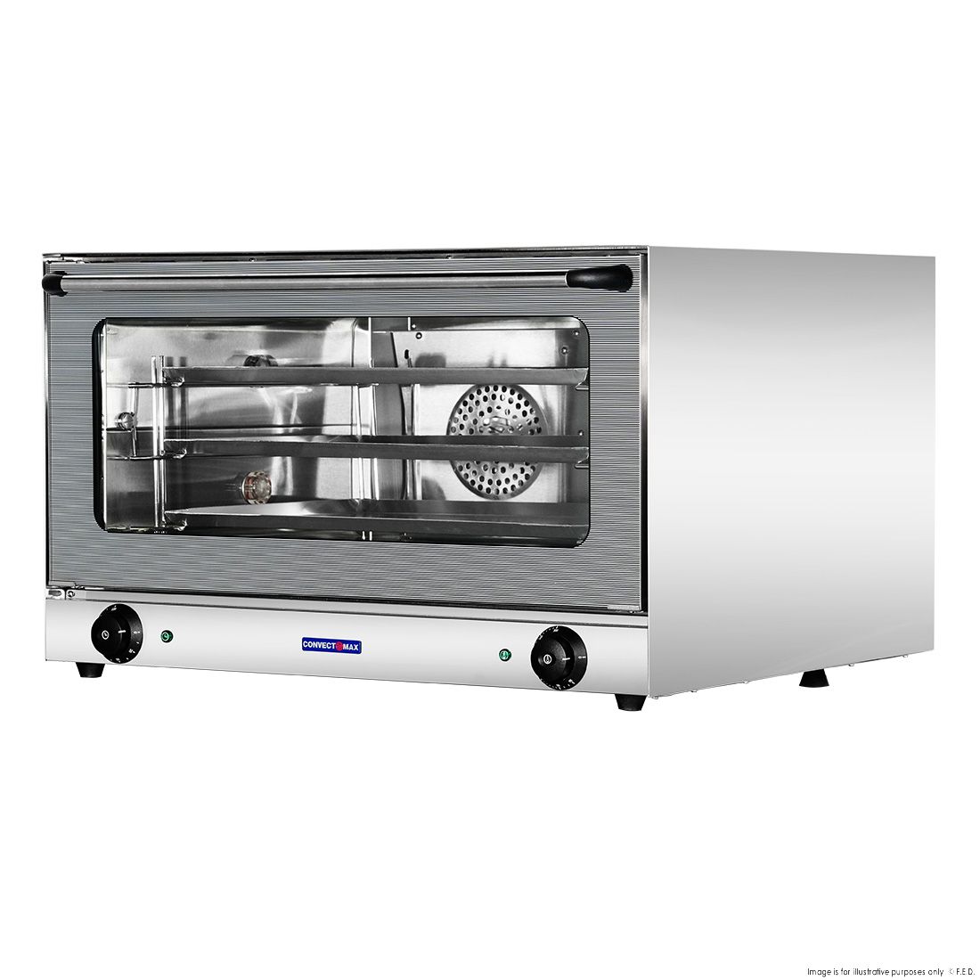 ConvectMax Heavy Duty Stainless Steel 240V/15A Convection Oven YXD-8A-3E