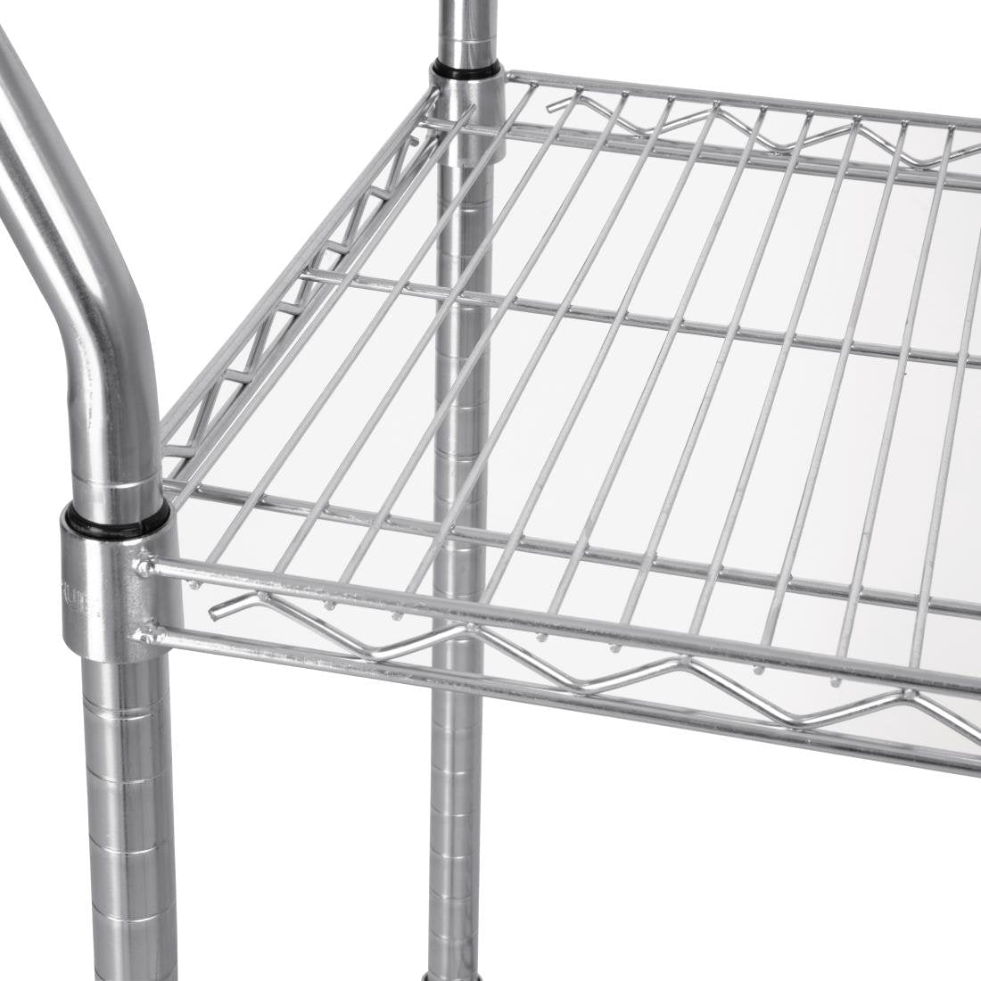 Vogue Chrome 2 Tier Wire Trolley - CC430