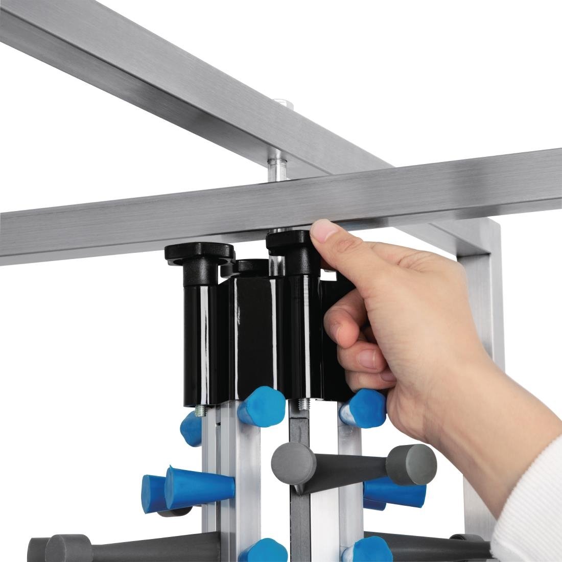Vogue Mobile Plate Rack 84 Plates - GK978
