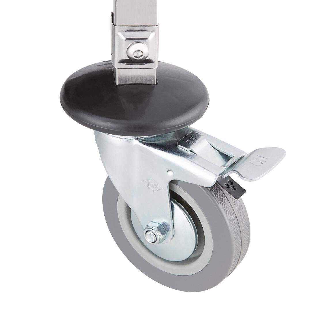 Vogue Stainless Steel Bussing Trolley - DK738