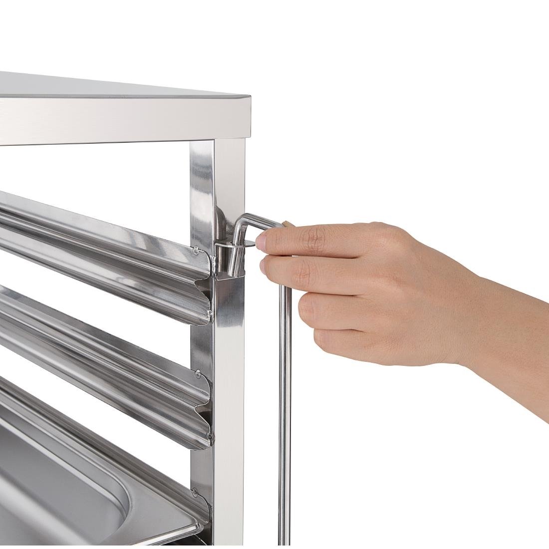 Vogue Gastronorm Racking Trolley 7 Level - GG498