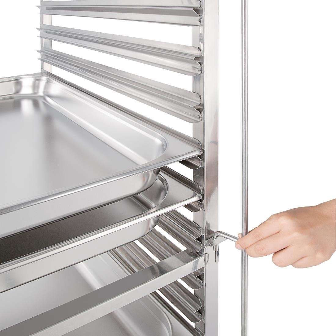 Vogue Gastronorm Racking Trolley 15 Level - GG499