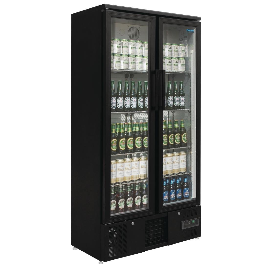 Polar G-Series Upright Back Bar Cooler with Hinged Doors 490Ltr - GJ449-A