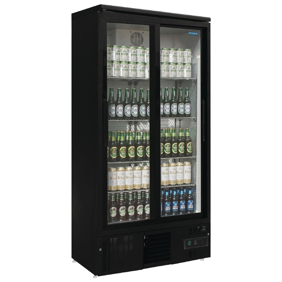Polar G-Series Upright Back Bar Cooler with Sliding Doors 490Ltr - GJ448-A