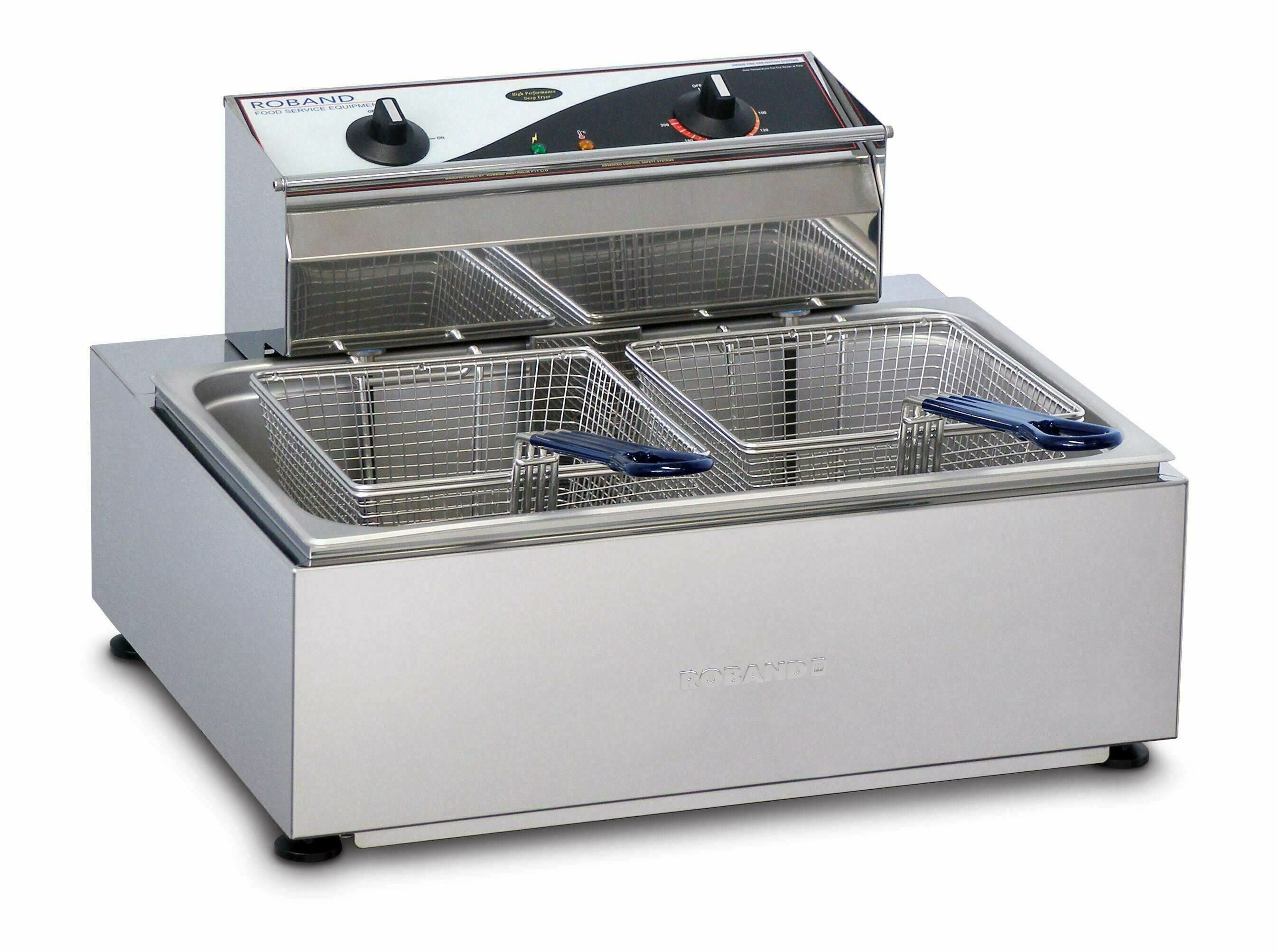 Roband Single Pan/Double Basket Fryer 11lt - F111