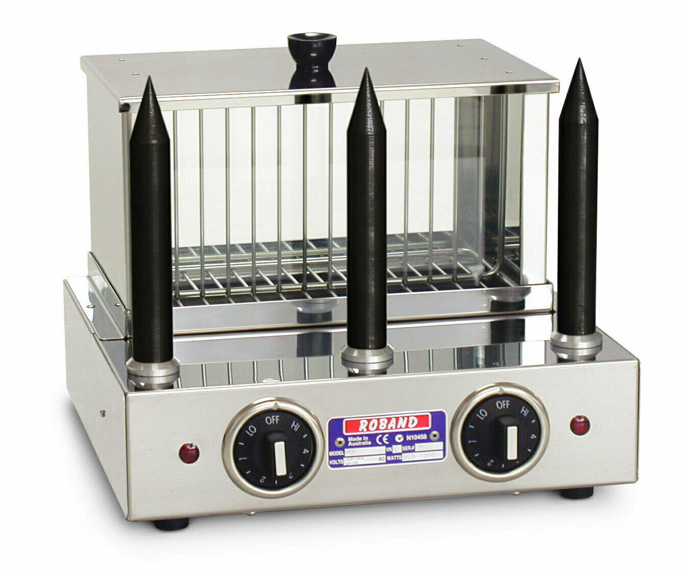 Roband Hot Dog and Bun Warmer Teflon coated - M3T