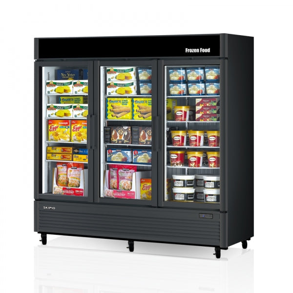 Skipio 1604 3 Glass Door Ice Cream Freezer SGF-72