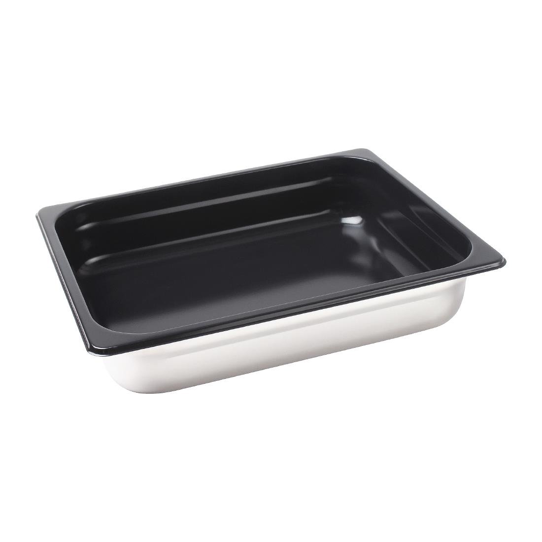 Vogue Stainless Steel Non-Stick 1/2 Gastronorm Tray 65mm - CS756
