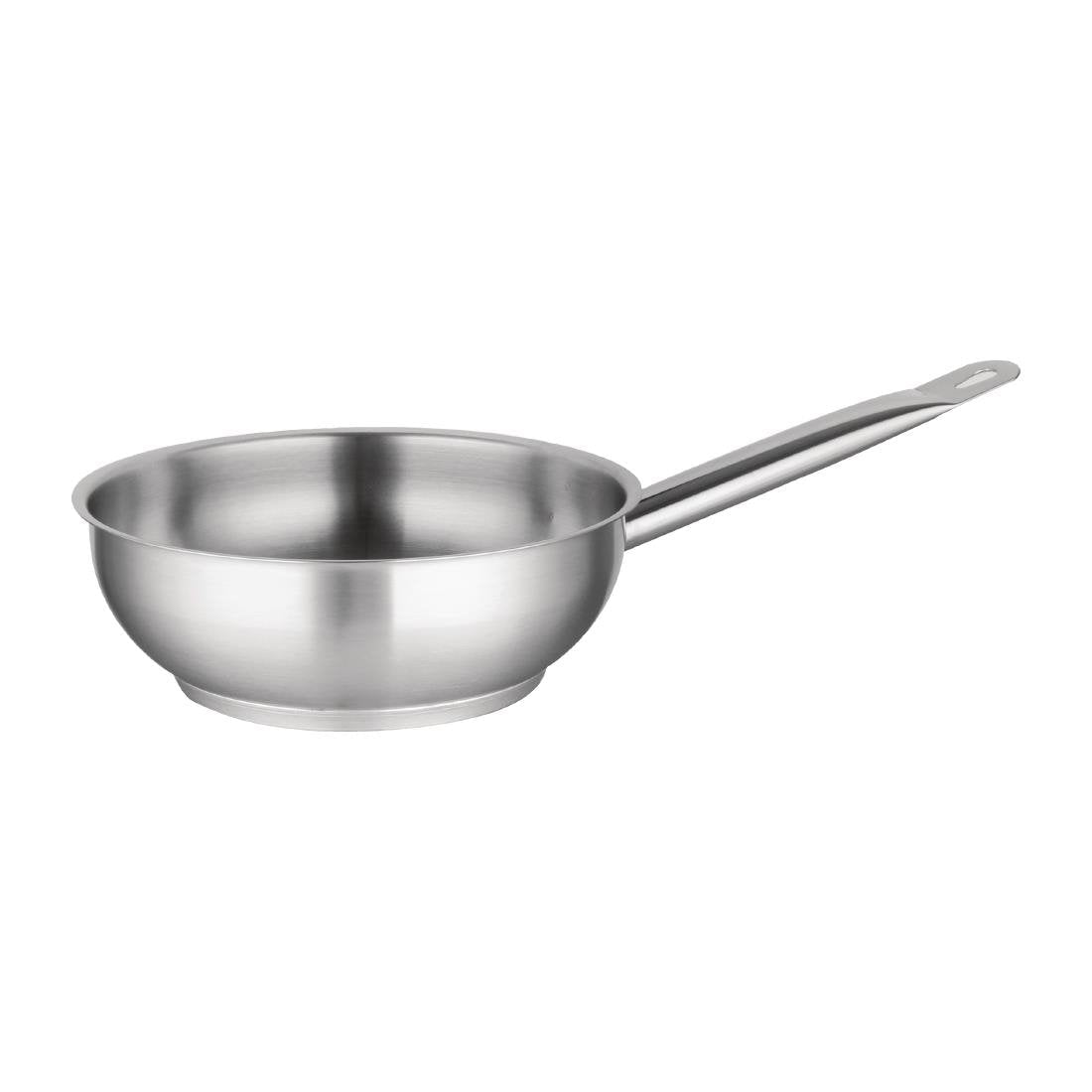 Vogue Stainless Steel Saute Pan 240mm - M923