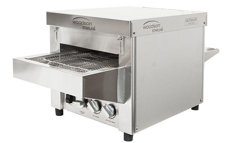Woodson Starline S15 15 Amp Metal Element Snackmaster Small Conveyor Oven