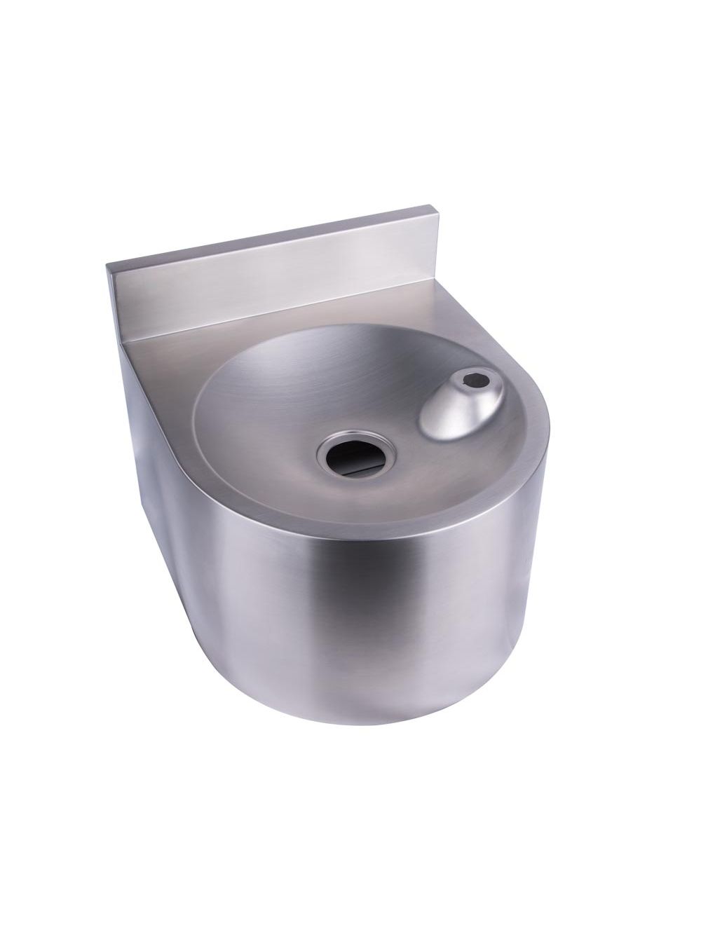 Round Wall Mounted Drinking Fountain with Bubbler Landing - HBR-DF