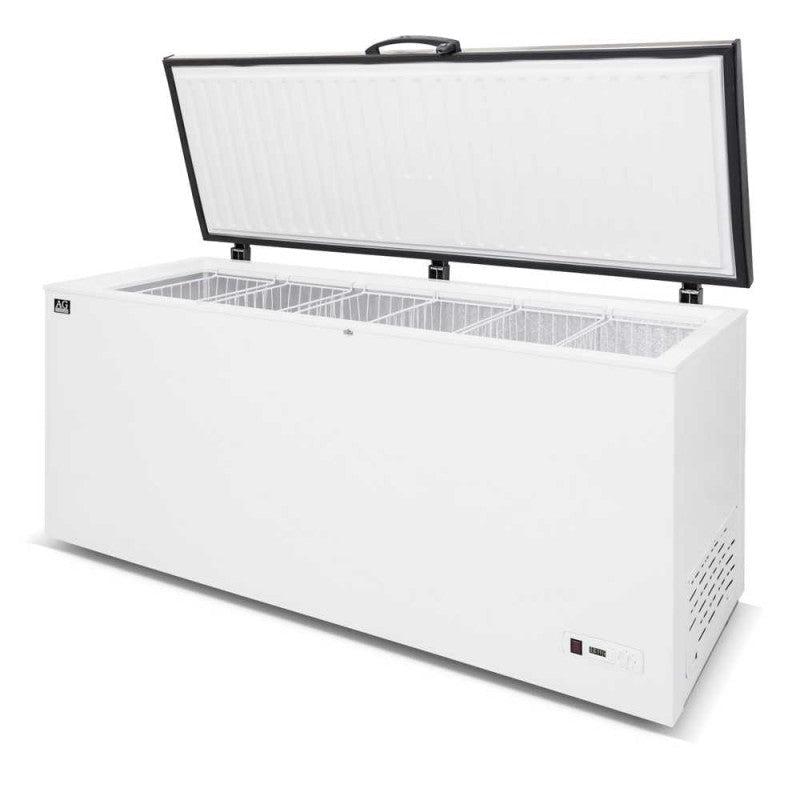 AG Stainless Lid Chest Freezer - 550 Litres