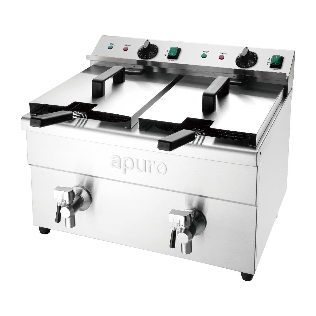 Apuro Double Induction Fryer - 2x3kW - CT012-A