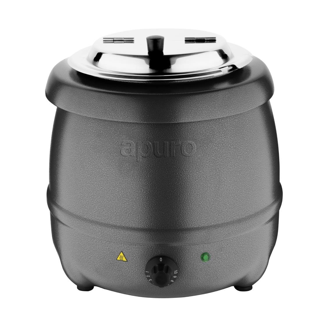 Apuro Graphite Grey Soup Kettle 10Ltr - G107-A