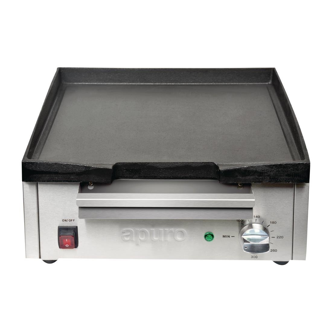 Apuro Large Countertop Cast Iron Griddle - DC901-A
